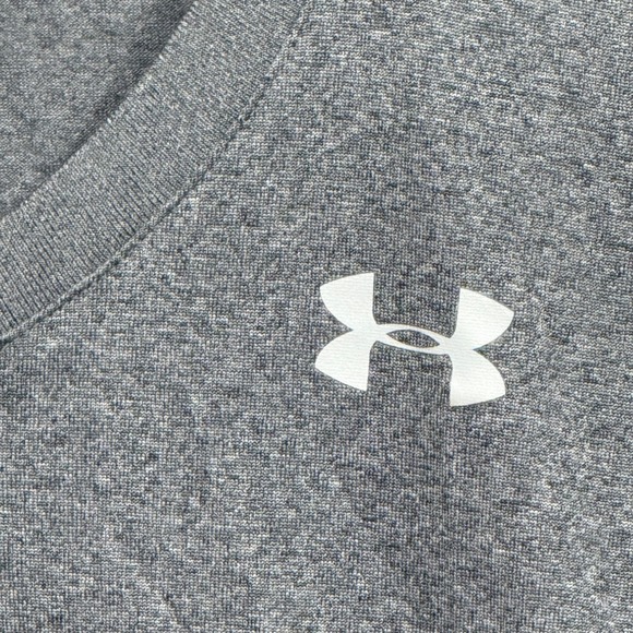 Under Armour Heatgear Loose Fit V‎ Neck T Shirt Women's Size SM Dark Gray - Picture 9 of 14
